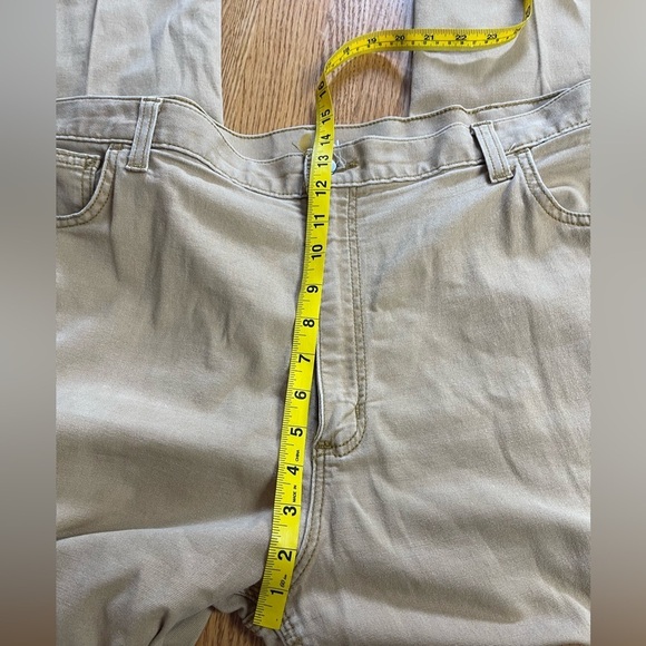 Carhartt Men’s Khaki Relaxed Fit Utility Work Pants Size 42x34 - Picture 9 of 11